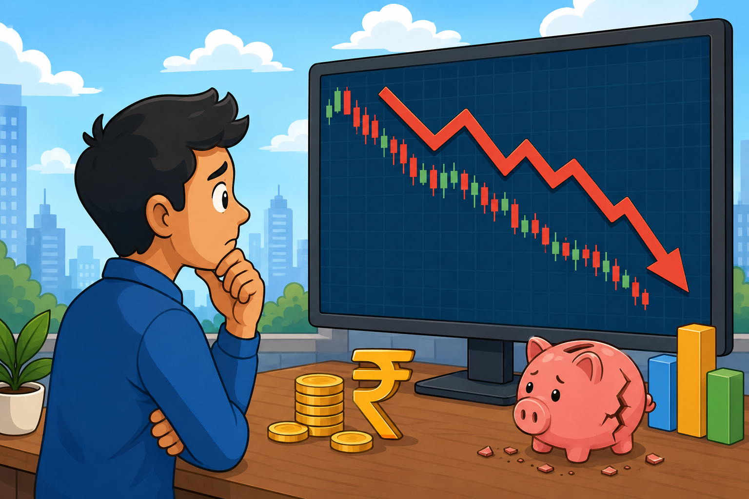 where does money go when stocks fall?